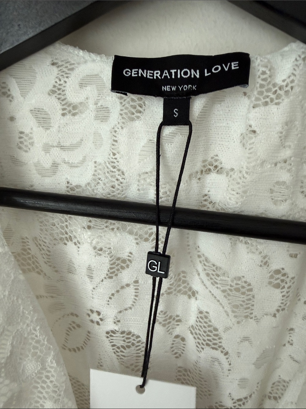 Generation Love Corsa Lace Ruffle-Front Blouse Size S NWT - Picture 6 of 9